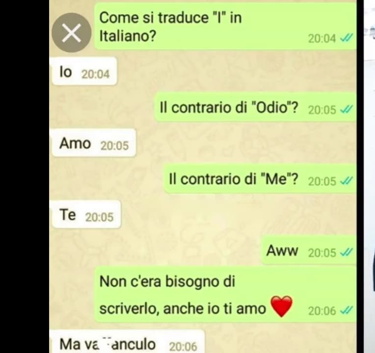  Questa chat é  il ????????