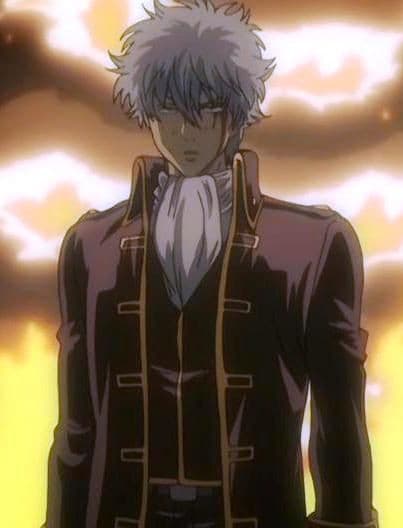 Gintoki con la divisa della shinsengumi hot af