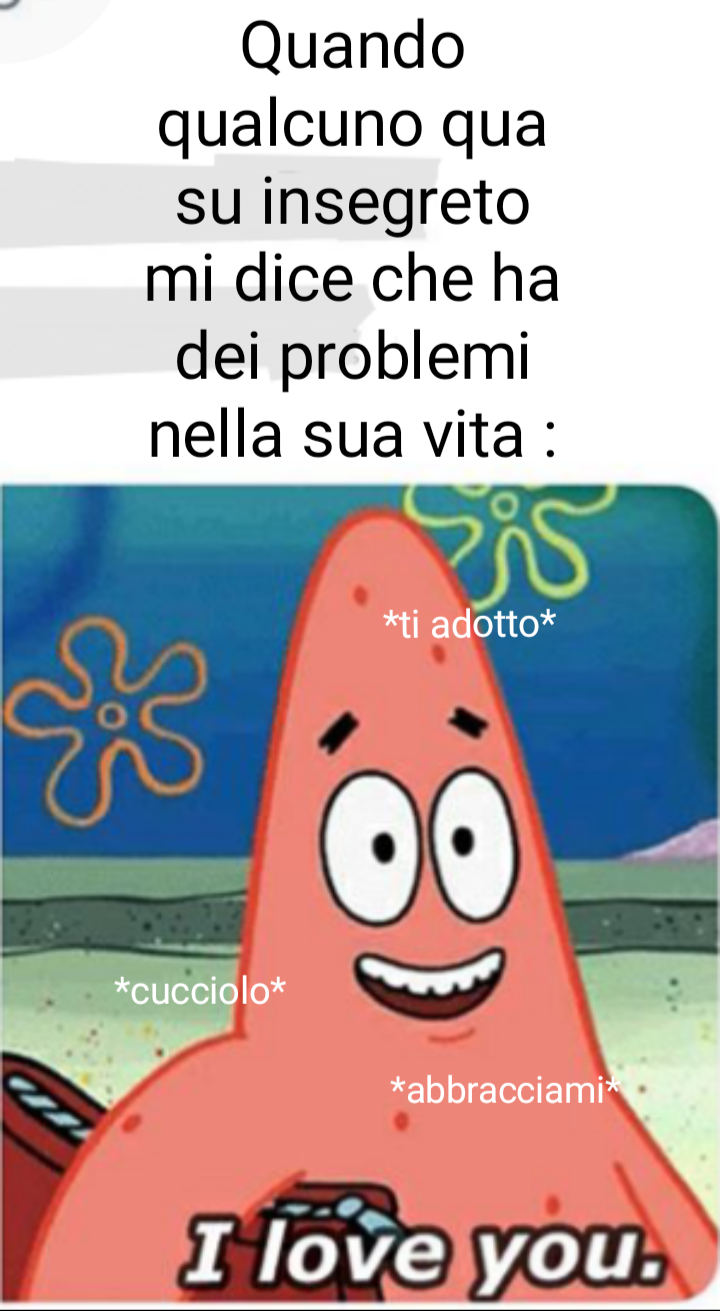 Ditemi che non sono l'unica problematica 