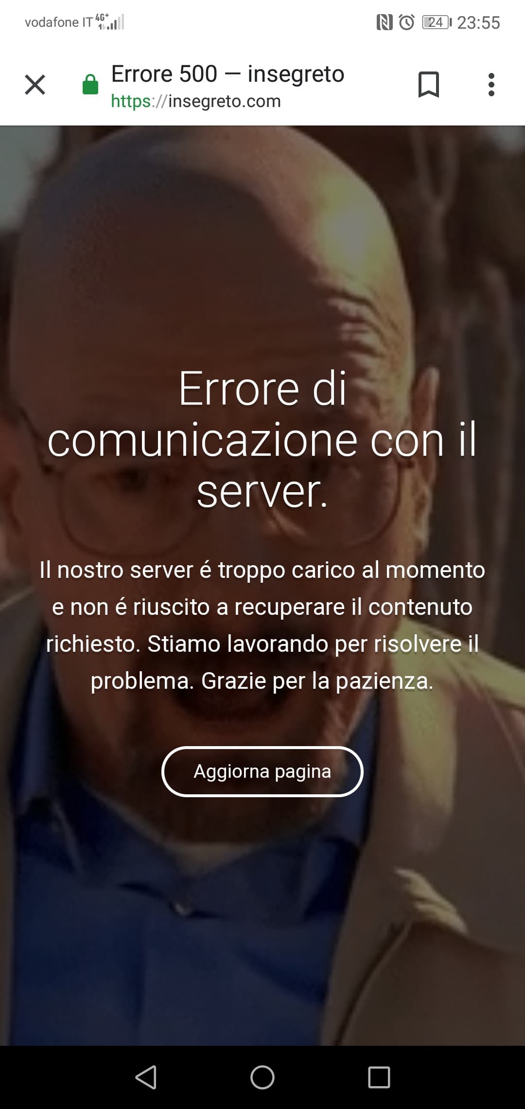 Altro che #error502