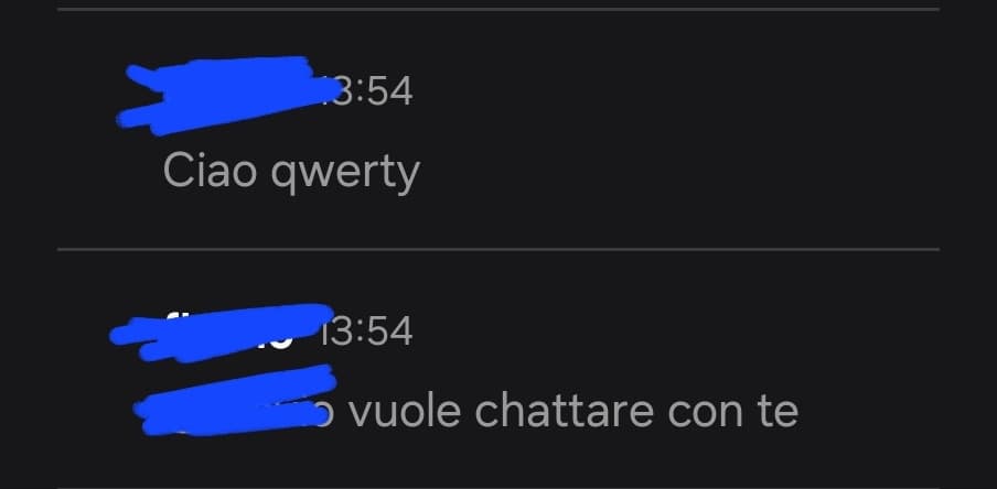 Ho avuto la sfortuna di dire la parola "Masturbarmi" (tra l'altro rivolta a Eos) nello stesso post in cui ha commentato anche lui 😔