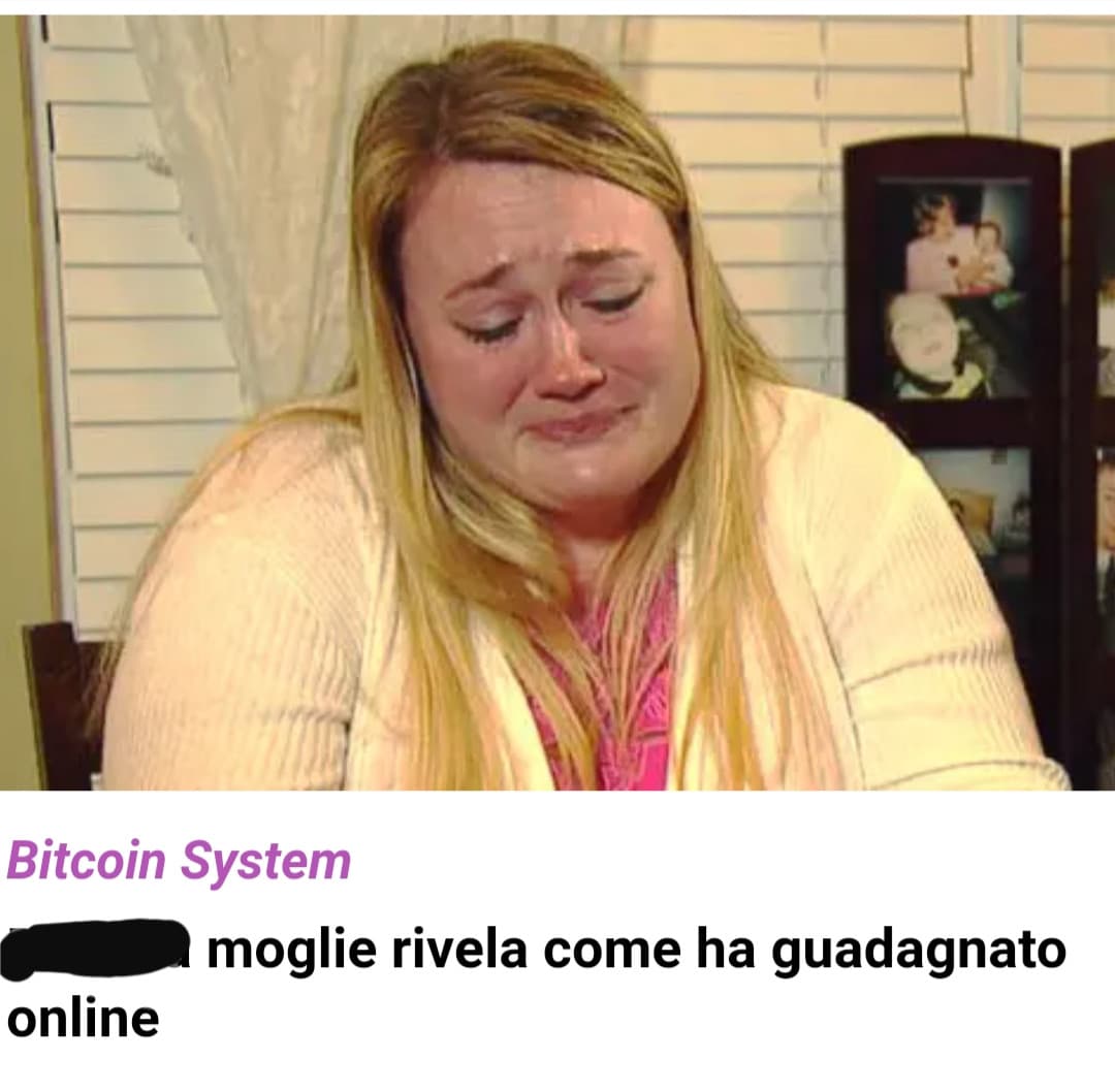 Sono diventata ricca online, che tristezza, mi viene proprio da piangere...