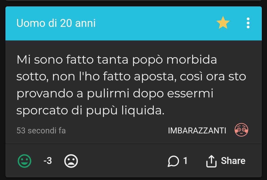 sapevo k l'avrebbero eliminato ho fatto bene a screenshottarlo sennò a quest'ora sarei un lacrime