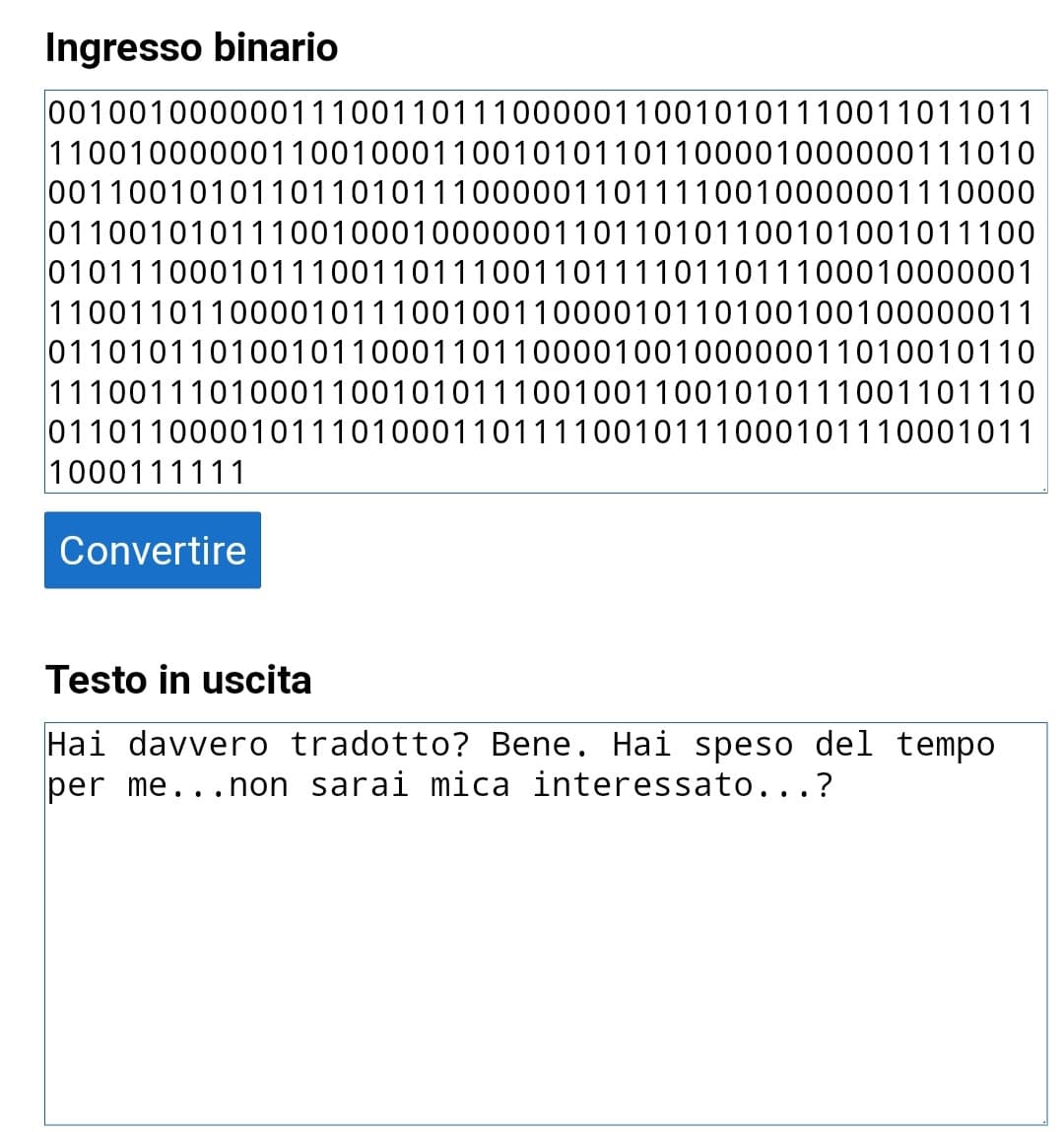 Si Diego l'ho tradotto