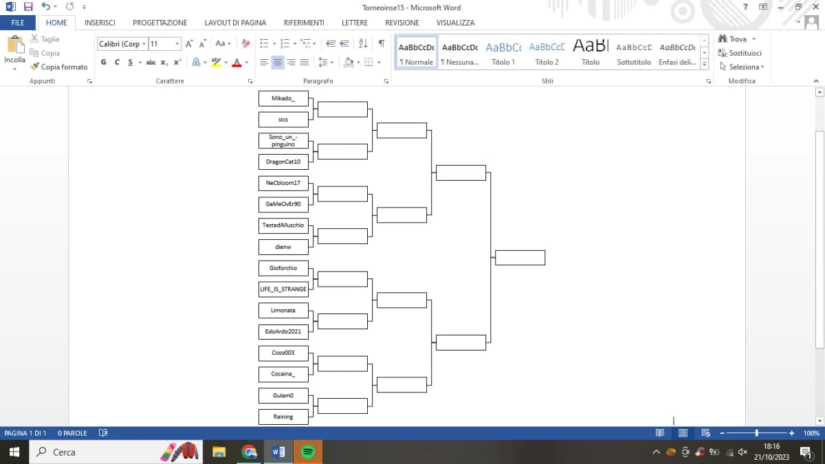 Quinto round: Gioforfhio vs LIFE_IS_STRANGE 