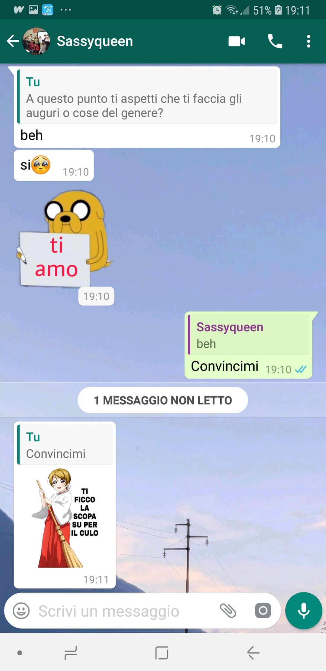 Solo la rivisitazione di uno shout visto prima