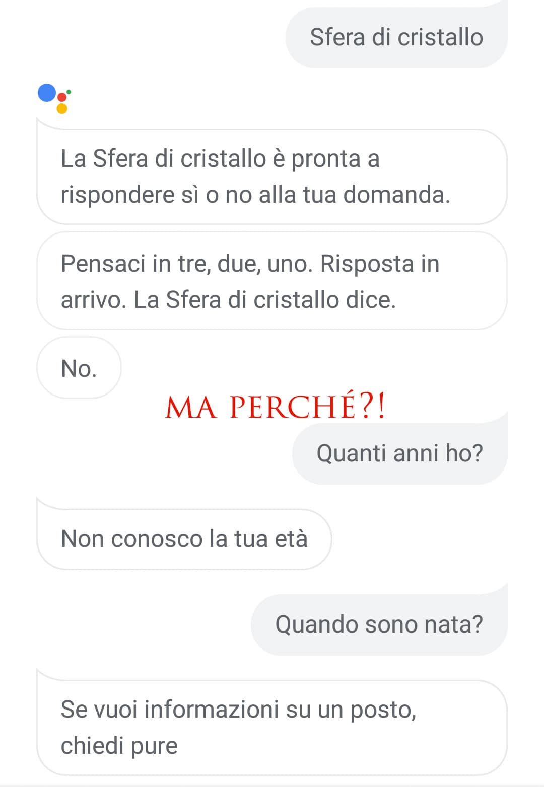 Pt. 2 del ritorno di google