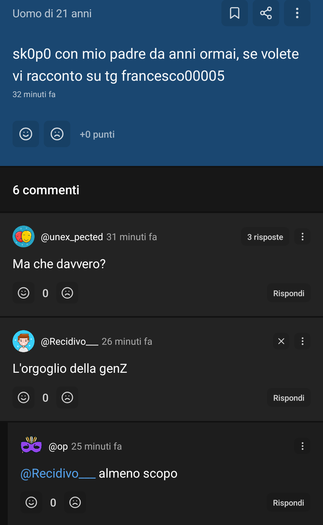 "almeno scopo"