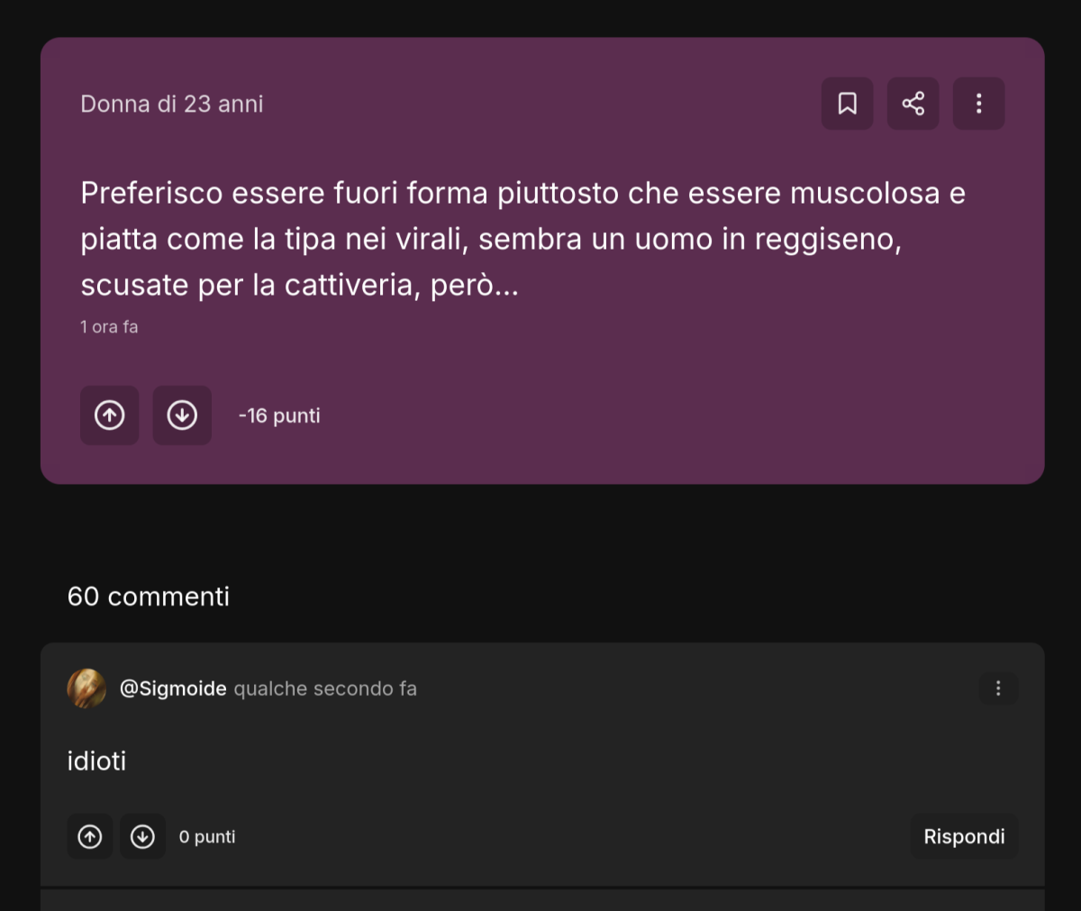 prova che quel post non è mio. adesso a nanna