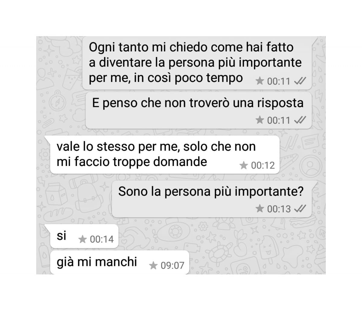 Quando rileggi i preferiti e trovi questo.. 