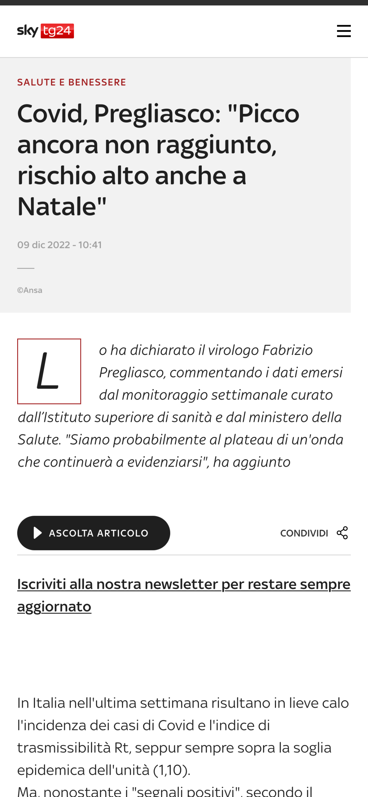 C'è ancora qualcuno che pensa al covid lo, era da un sacco che non ne sentivo parlare 