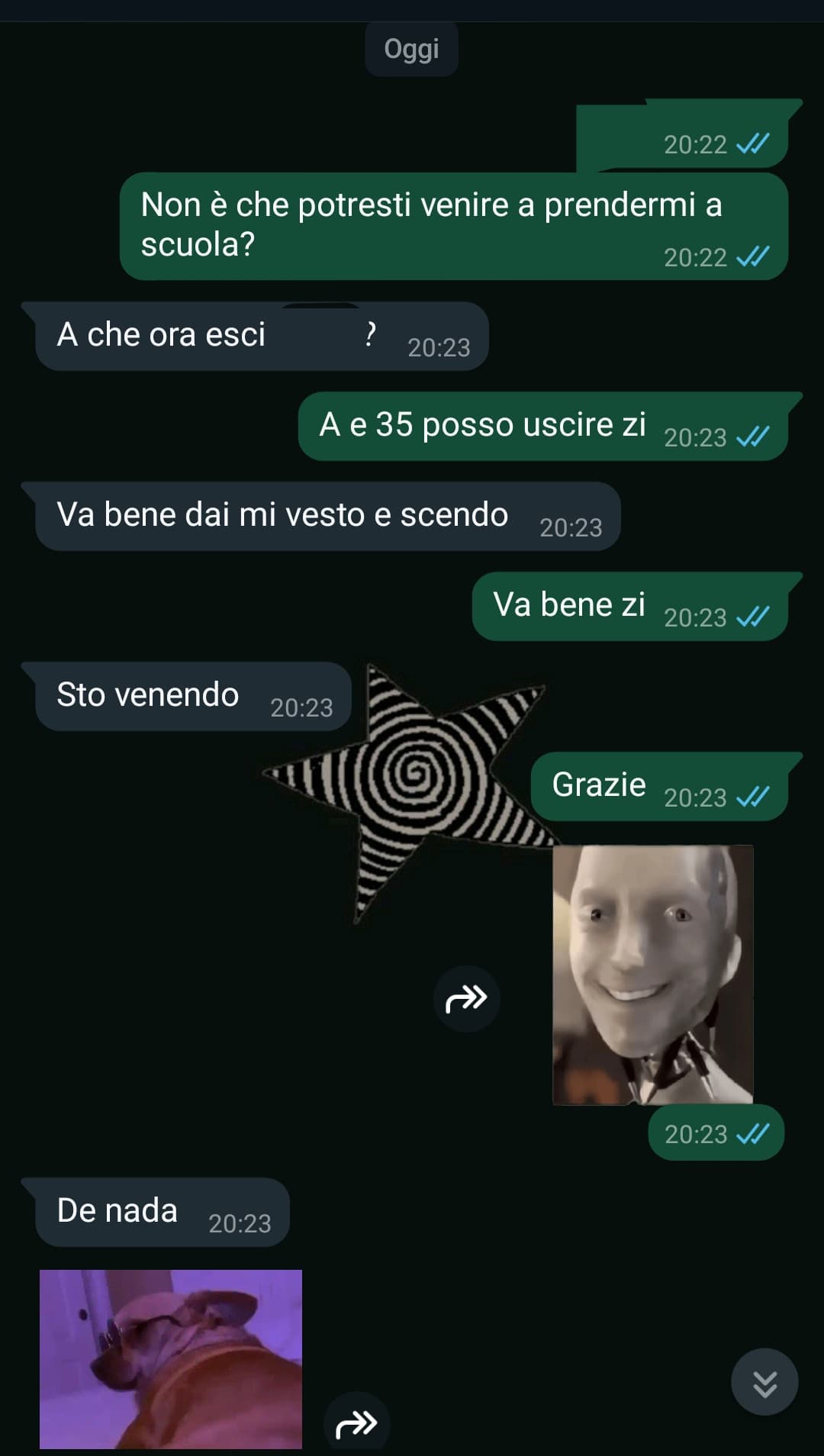 Se mi dovessi lasciare con il mio ragazzo (mi ammazzo opplà), me ne cercherò uno come mio fratello che nei suoi giorni liberi mi fa da papà 😔👊🏻