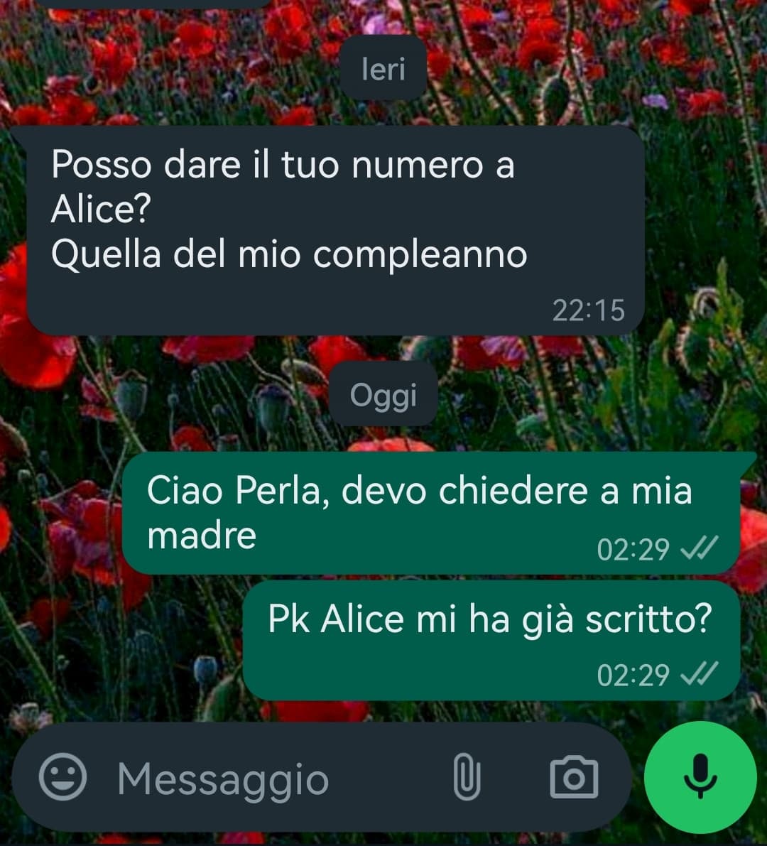 Nella vita non sopporto certe persone. 