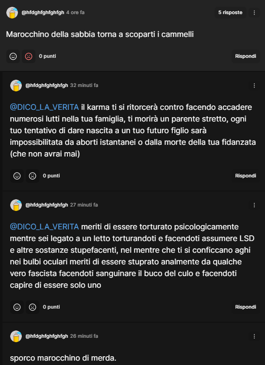 Ecco a voi l'utente più simpatico di insegreto. Poca rabbia repressa