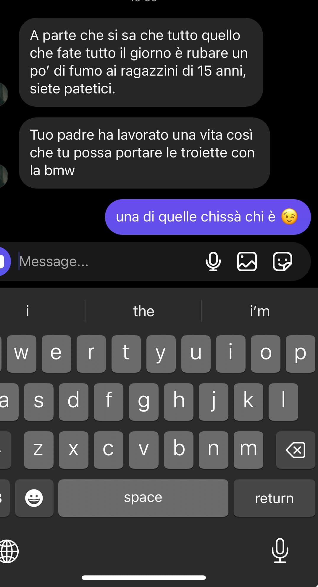 scusate ma è divertente quando mi odiano 