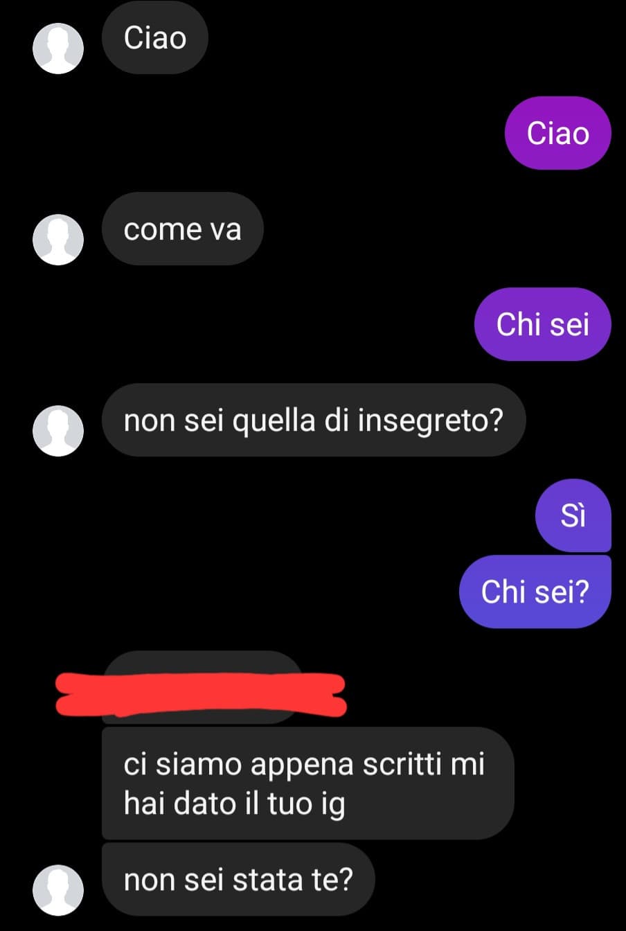 Rettifico. Inquietanti e patetici. Boh vi scrivete con le persone e poi date altri nick, com'è successo col TG di Onlysorry 