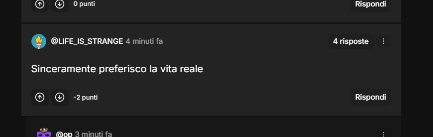 Ho detto che preferisco la vita reale e non ragazze 2D...ma tutto bene? 