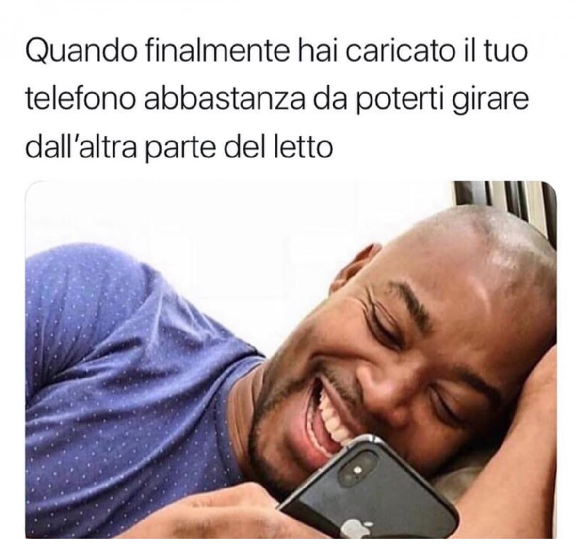 Quando ti puoi finalmente mettere comodo sul letto...