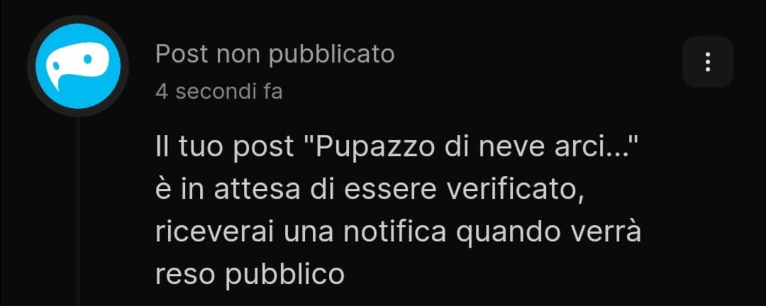 ERA SOLO UN PUPAZZO DI NEVE AHAHAHAH