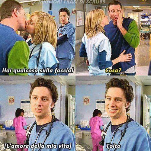 Tempo di fare un rewatchone di Scrubs in queste bellissima notte di pioggia