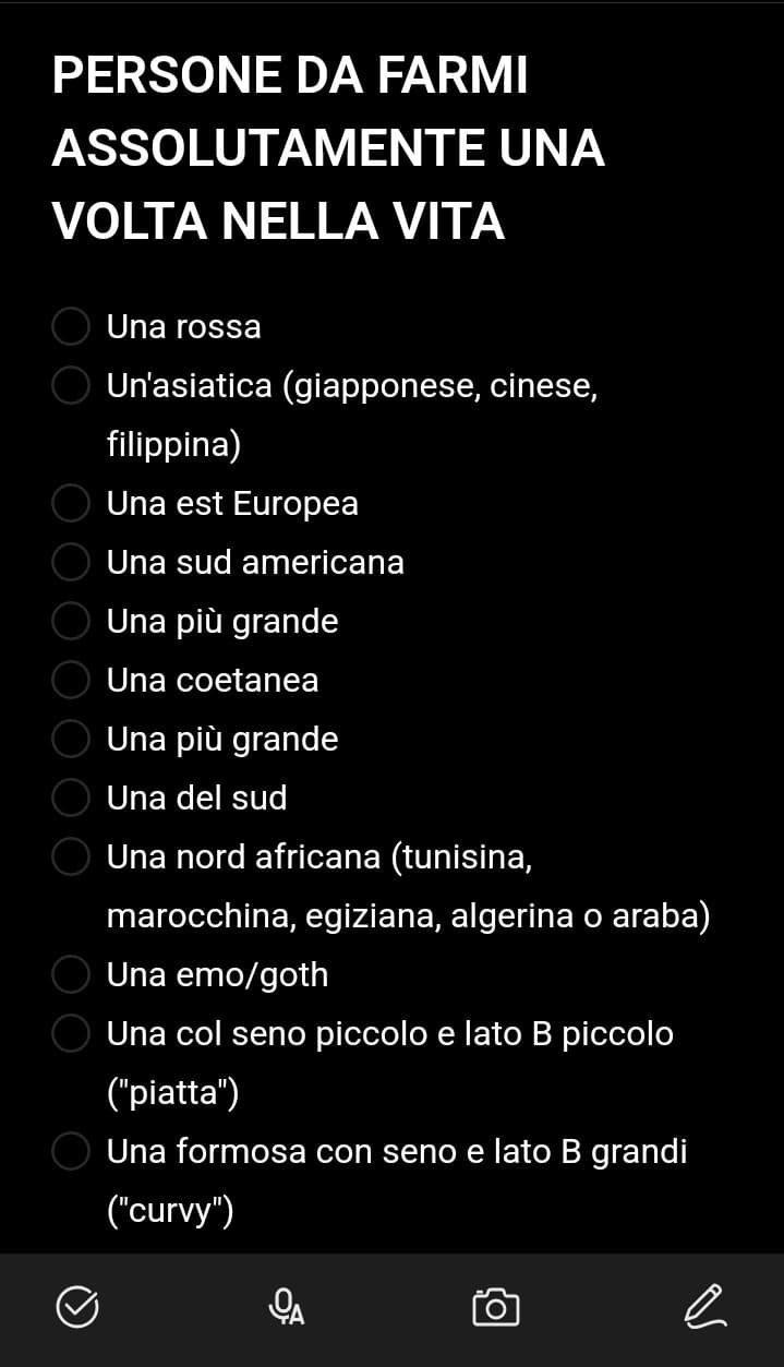 VI PREGO NON PRENDETE TROPPO SERIAMENTE STA "LISTA", È UNA COSA CRINGE E STUPIDA (NE SONO CONSAPEVOLE) CHE HO FATTO PER RIDERE UN POCHINO.