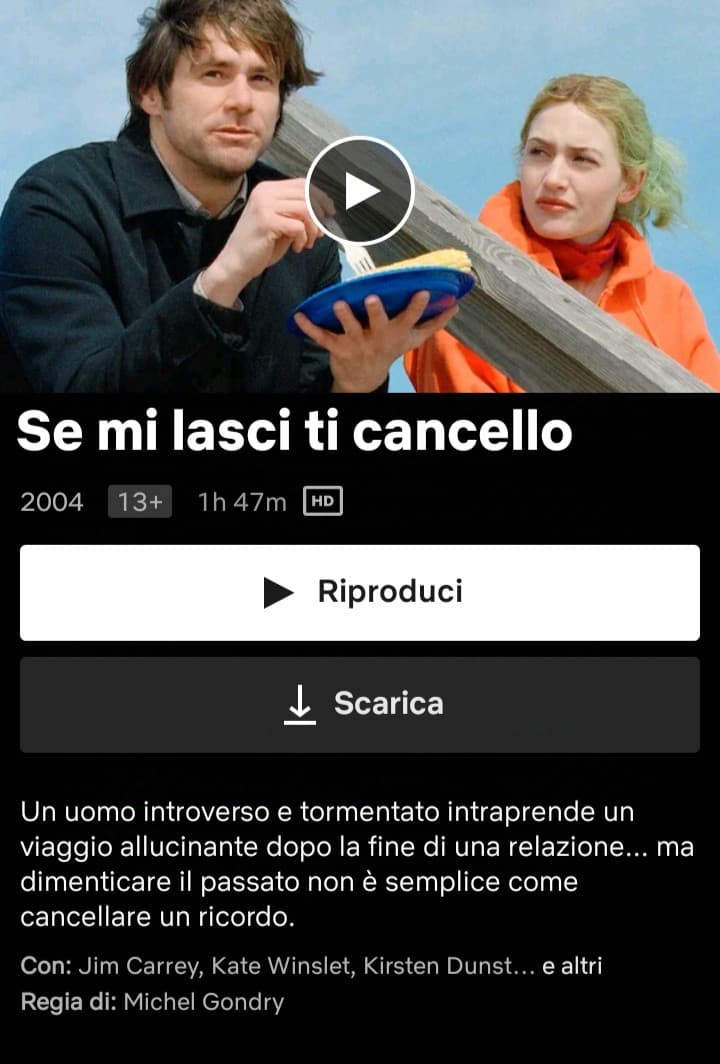 HANNO MESSO IL MIO FILM PREFERITO IL FILM MIGLIORE CHE ESISTA SU NETFLIX POSSO MORIRE FELICE AAAA