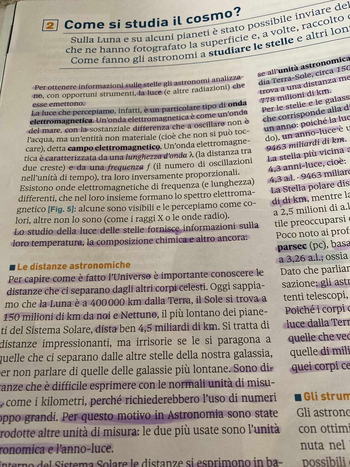 se mai vi venisse in mente l'idea di studiare il cosmo ecco, non si sa mai