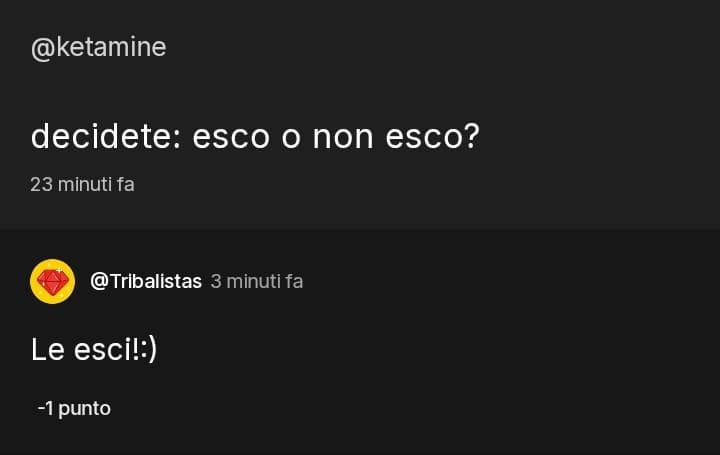 Comunque su insegreto é più facile farsi capire se si fa una battuta sui mdf che una battuta da mdf