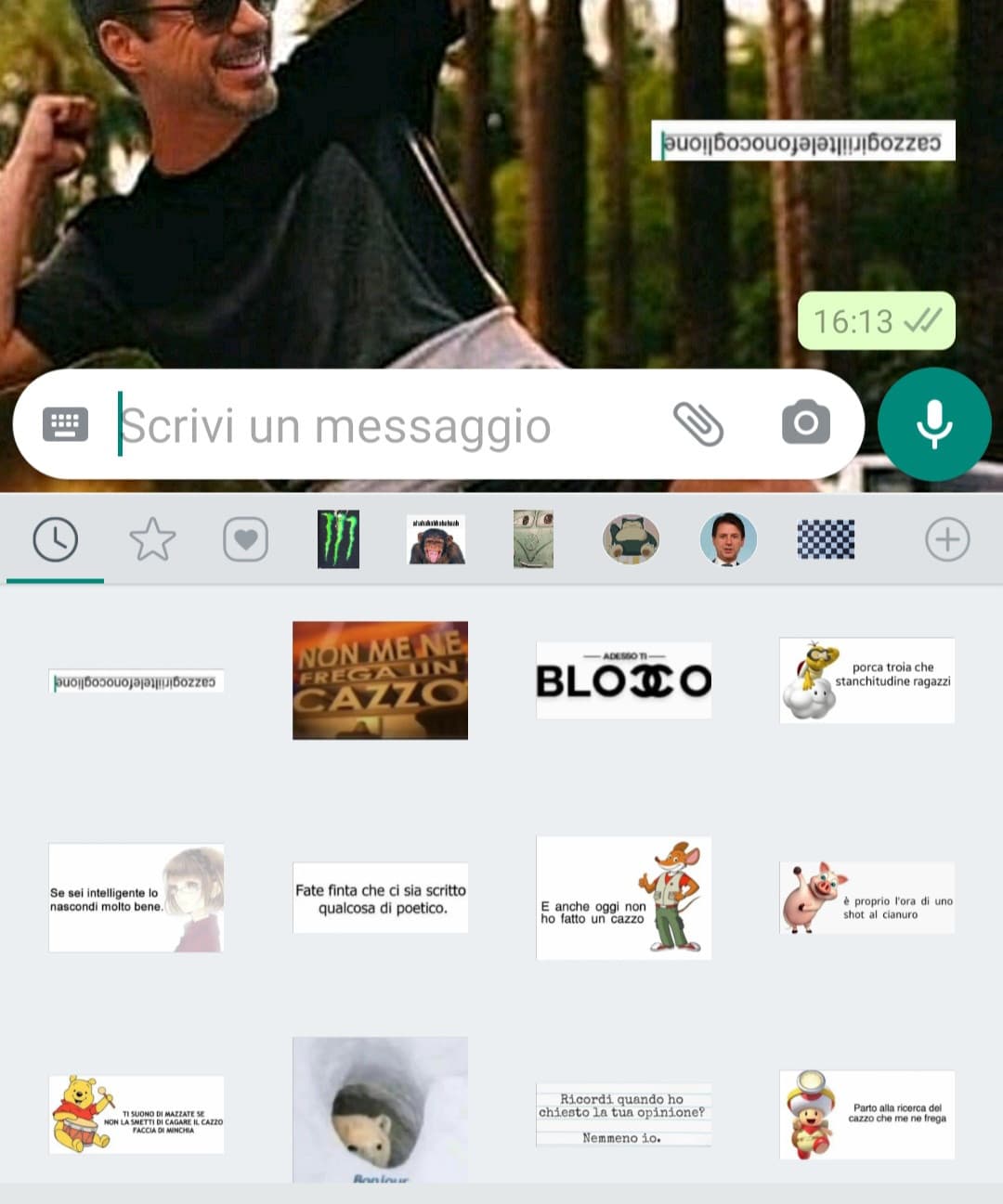 IO HO GLI STICKERS PIÙ BELLI SCUSATE