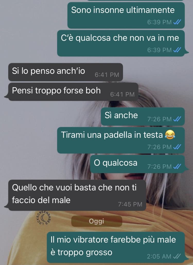 L’ho detto a lui che è la mia crush, ho problemi ?