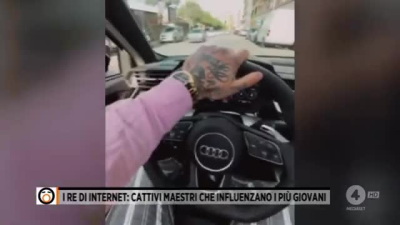 Non Fuori dal coro che a fine 2023 mostra il video “ho preso il muro fratellì” come esempio di influencer maestro cattivo