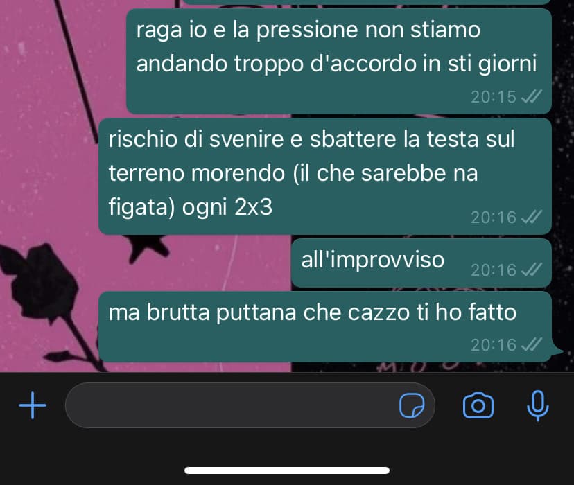 aiutatemi voi tanto le mie amichette del cuore finiranno per non cagarmi