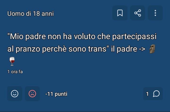 Al bro non si é sviluppata la corteccia prefrontale