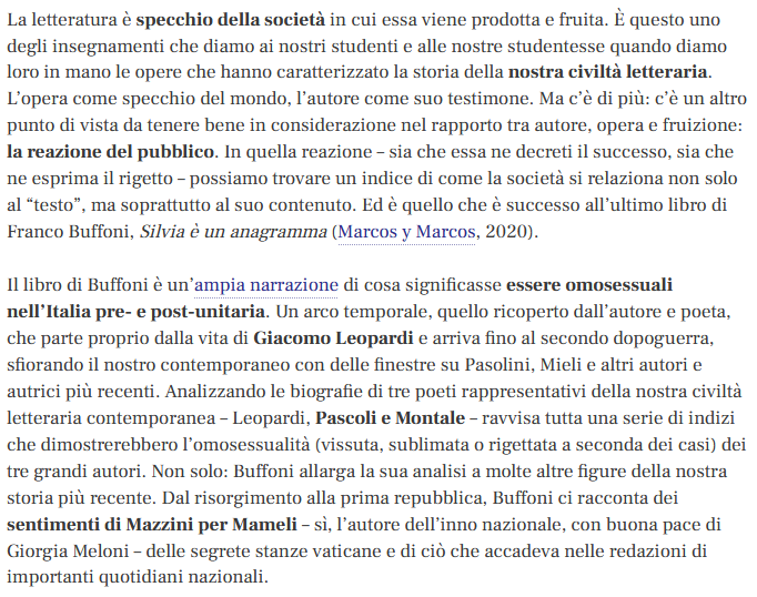 Quando scopri per sbaglio che Giacome Leopardi era (molto probabilmente) gay... - Descrizione