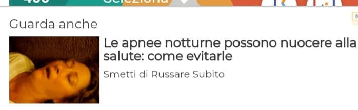 Non russare sennò Soffocate. CHIARO??