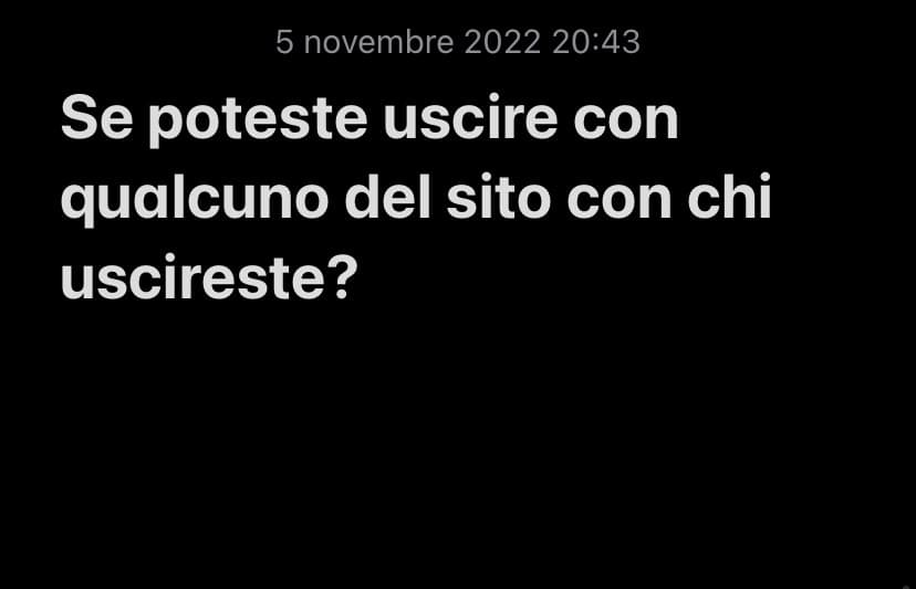 Anche solo in amicizia. Io amicizia uscirei con @Adxm e genovesetirchio ahah 