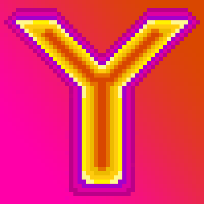 Mi annoio quindi eccovi qua una pixel art  che ho fatto per i miei social #art #pixelart