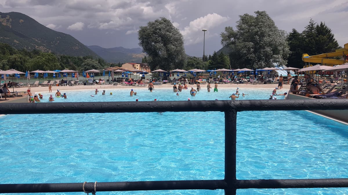 Lavoro in piscina