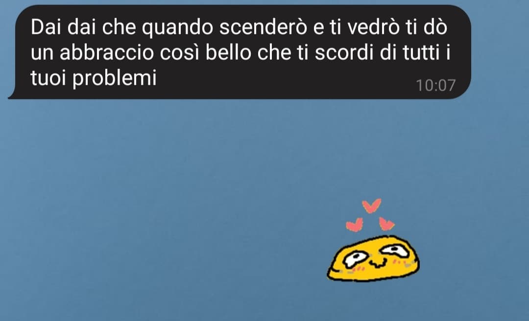 Mi ricorda troppo una frase di Dosio, mi spezzo. Molto probabilmente mi tirerà un pugno in faccia a 104km/h (totalmente inaspettato)