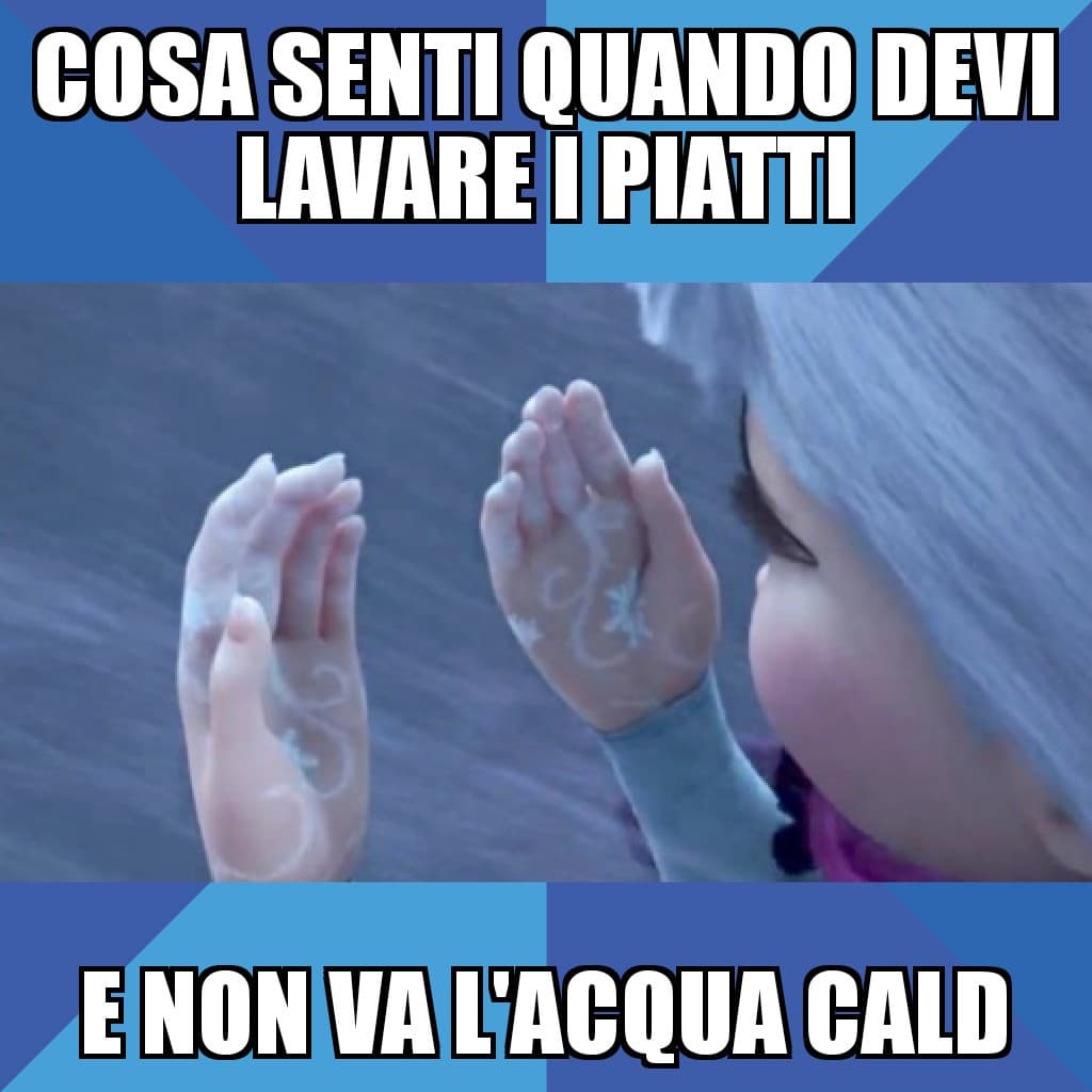 Per quello che hanno l'acqua calda...