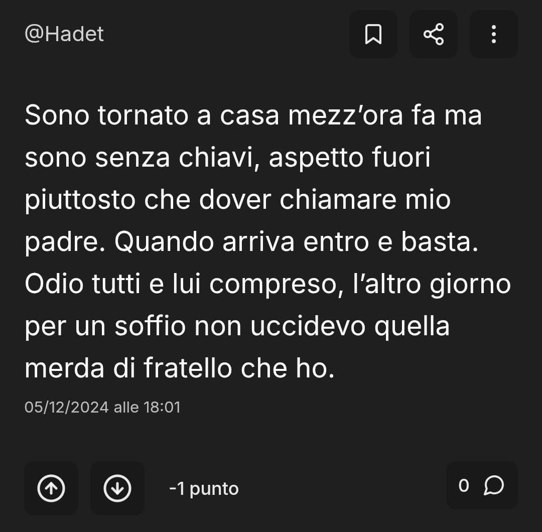 Tipico difensore della famiglia tradizionale e del patriarcato 