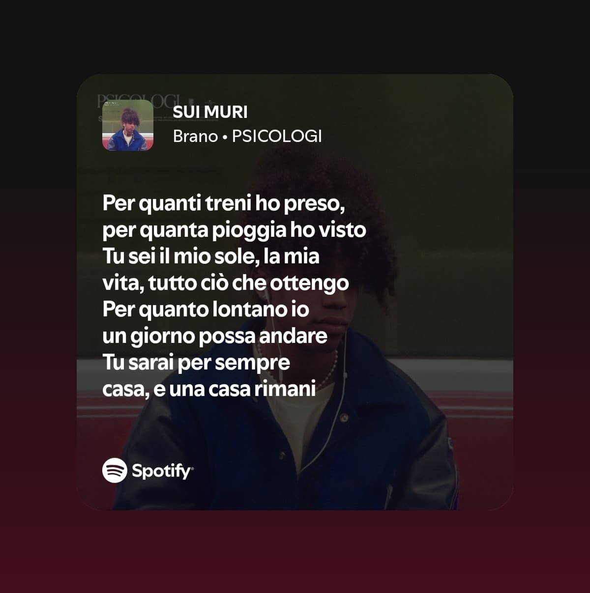 SUI MURI - PSICOLOGI