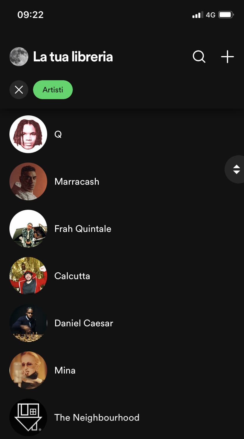 cercando qualcuno con i gusti musicali simili ai miei…