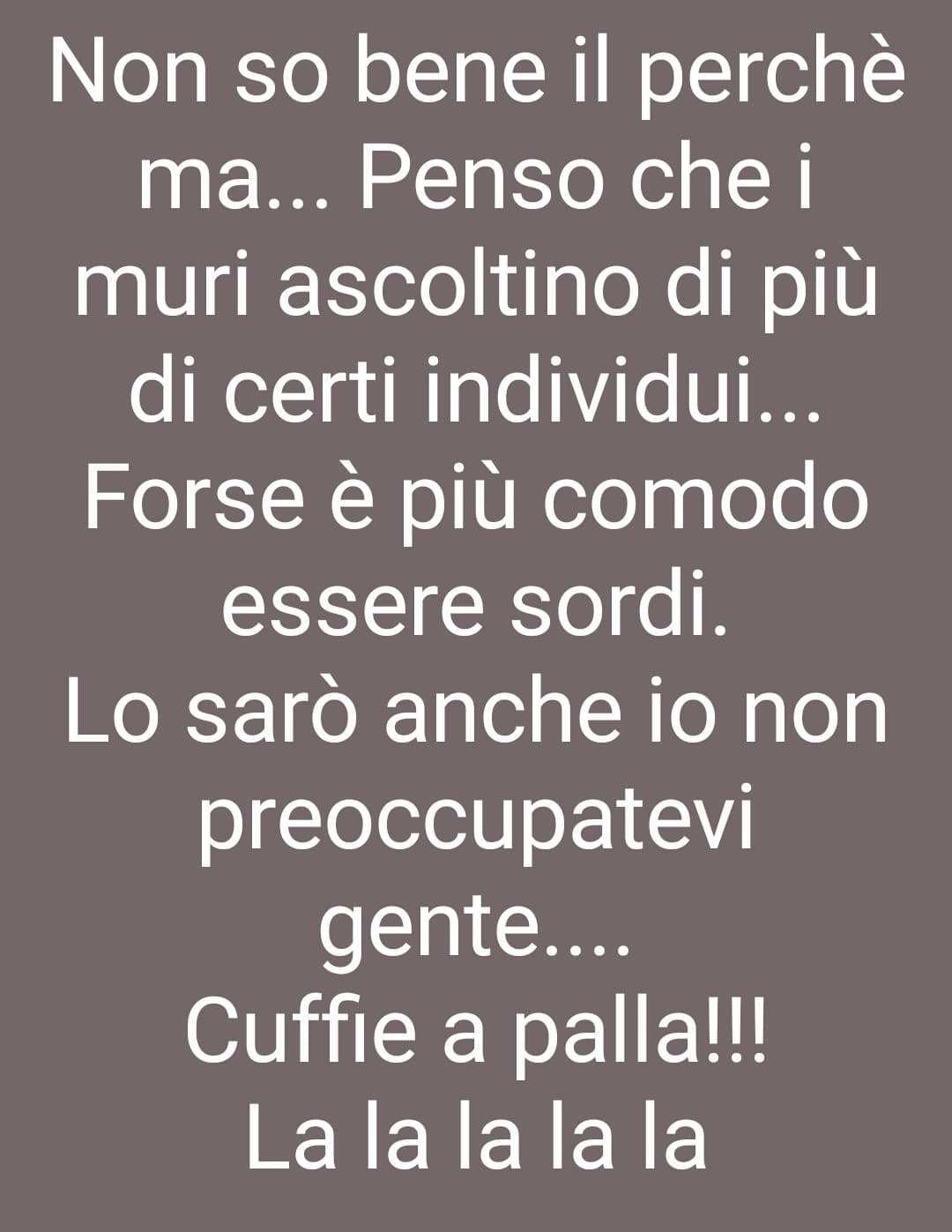 Cio che ho scritto nella mia storia di whatsapp