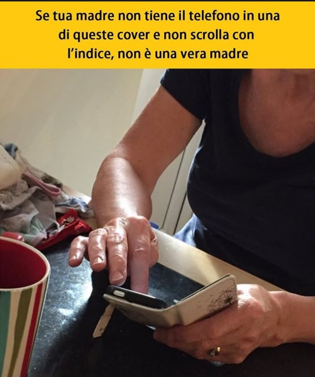 "..non è una vera madre" ???