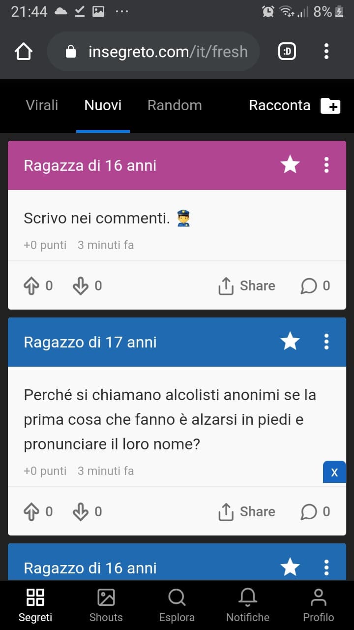 E dopo questo il segreto fi cancellato