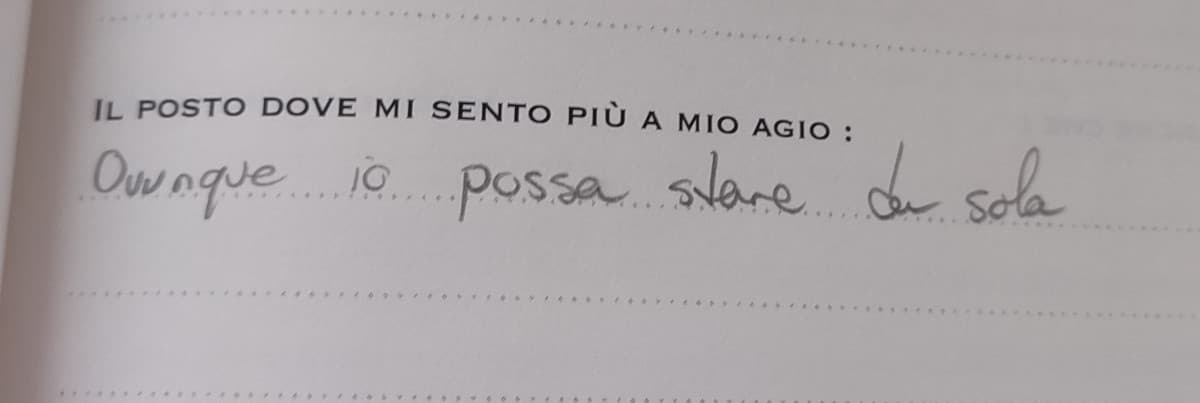 Mi sono resa conto di quanto sia "grave" solo dopo averlo scritto. Chiedo scusa per la mia brutta grafia haha