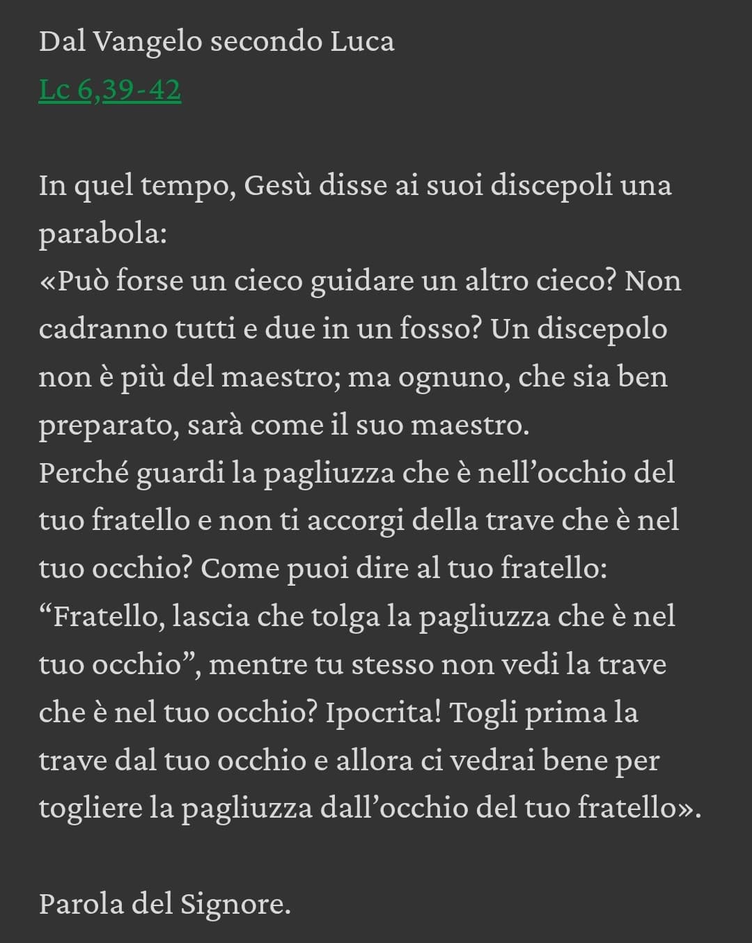 vangelo del giorno ✝️