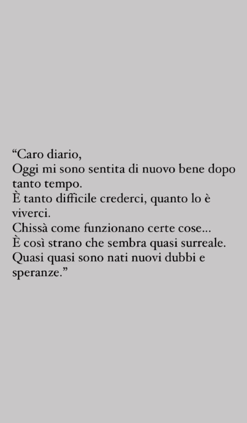 Che stranezza... in ogni caso continuo a dubitare di poter (ai limiti del surreale) poter piacere alla figlia della prof che mi piace ?