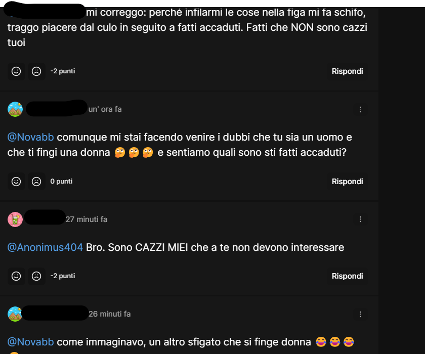 No ragazzi ora sono diventata un uomo, come farò😫😫